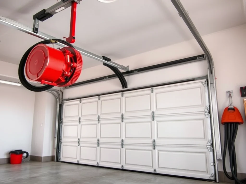 Garage Door Cable Repair editorial image for San Jose garage door service